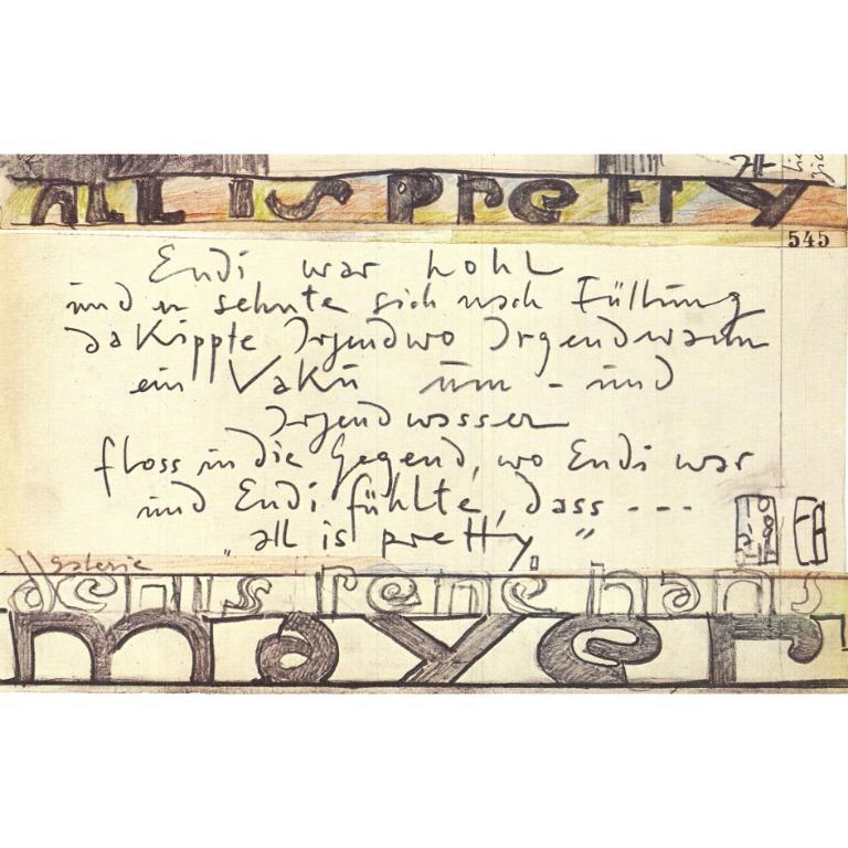 Horst Janssen 'Andy Warhol: All is Pretty' 1979- Offset Lithograph For Sale 2