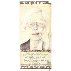 Horst Janssen „Andy Warhol: All is Pretty“ 1979- Offset-Lithographie