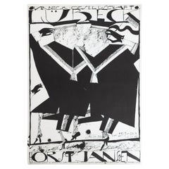 Horst Janssen Impresión firmada - Lubeck, Arte surrealista en blanco y negro