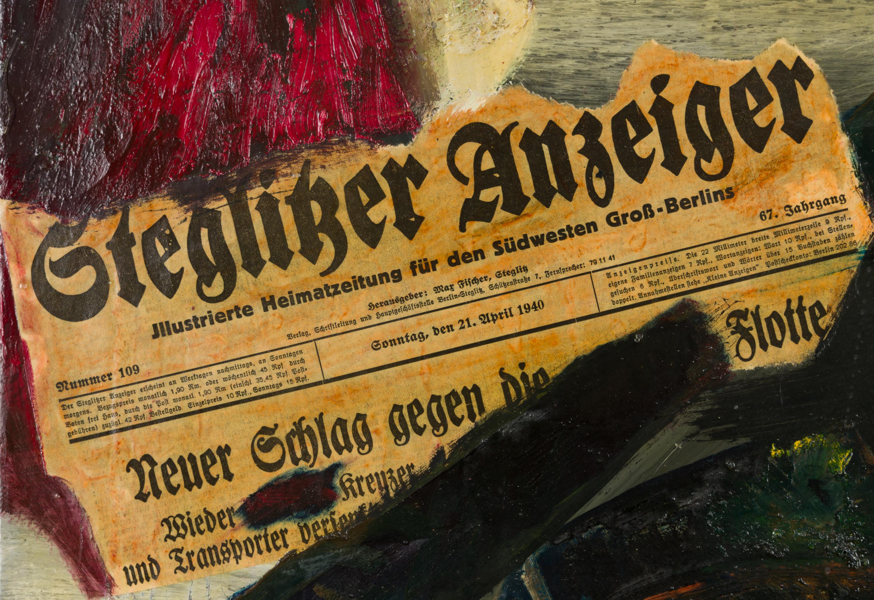 Steglitzer Anzeiger! - Painting di Horst Lesniewicz