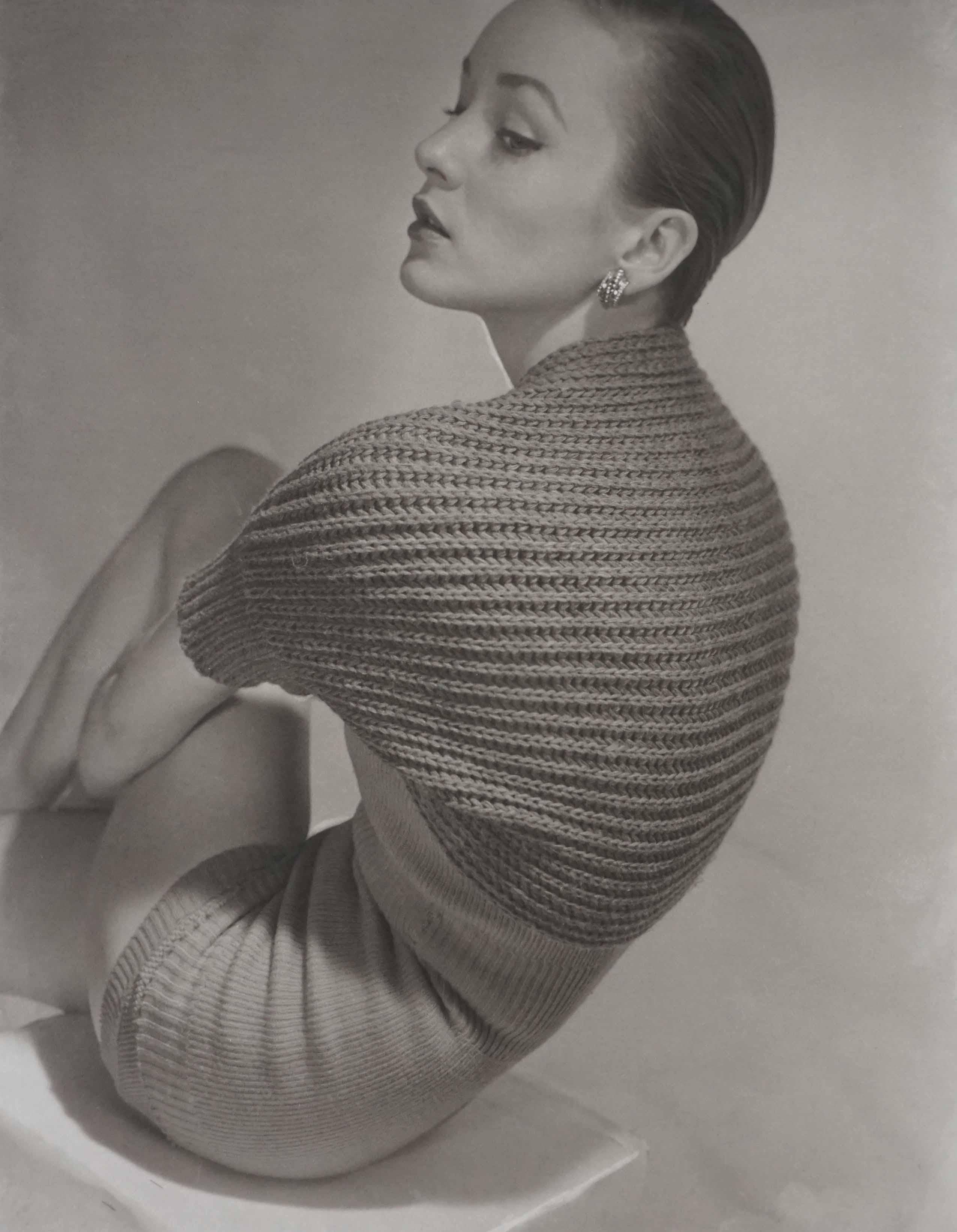 Horst P. Horst Black and White Photograph - Body Sweater by Tina Leser, 1950