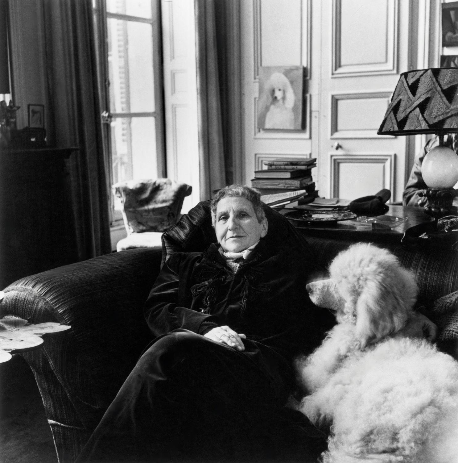 Gertrude Stein with Basket, Paris - Photograph by Horst P. Horst