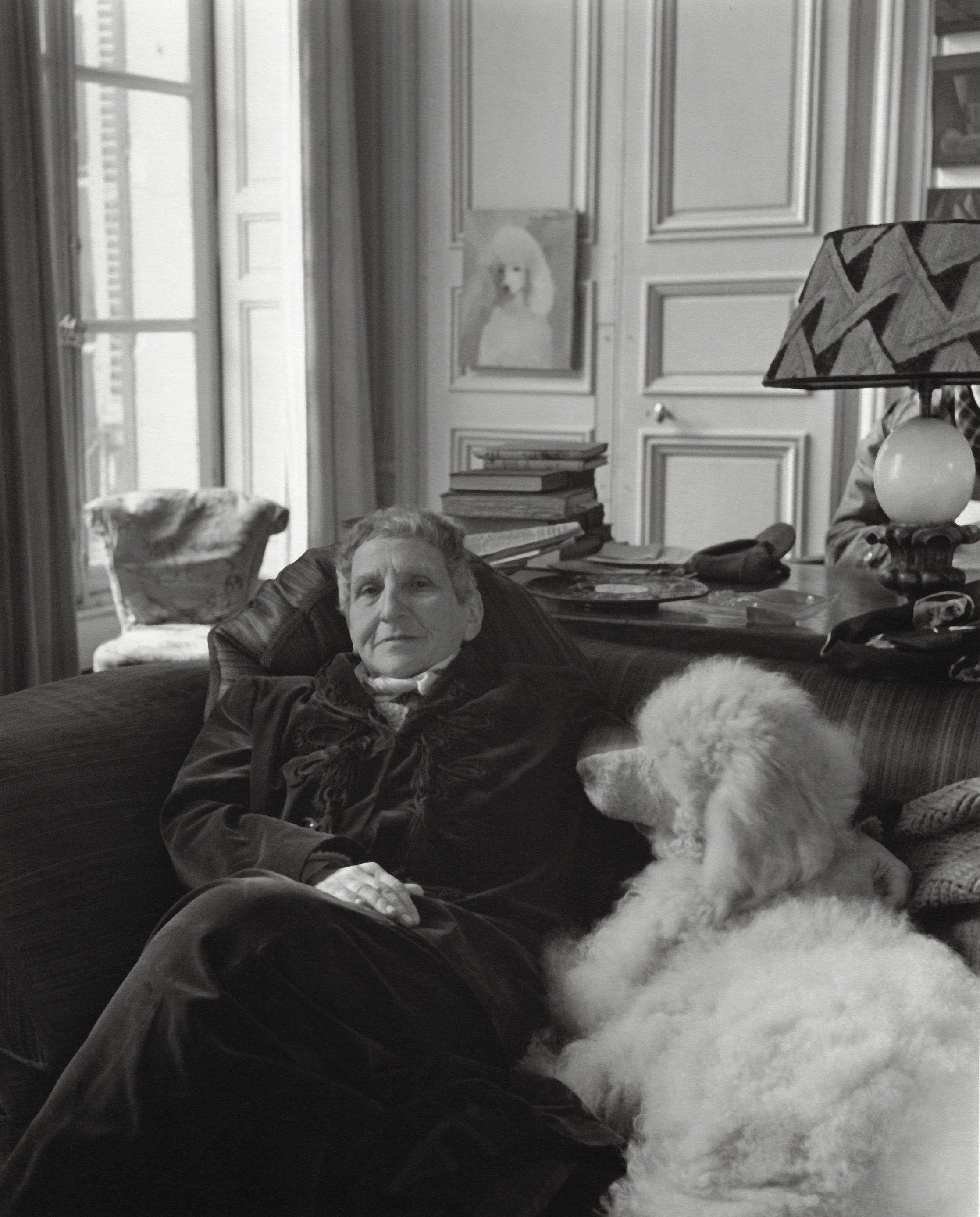 Gertrude Stein con cesta, París - Photograph de Horst P. Horst