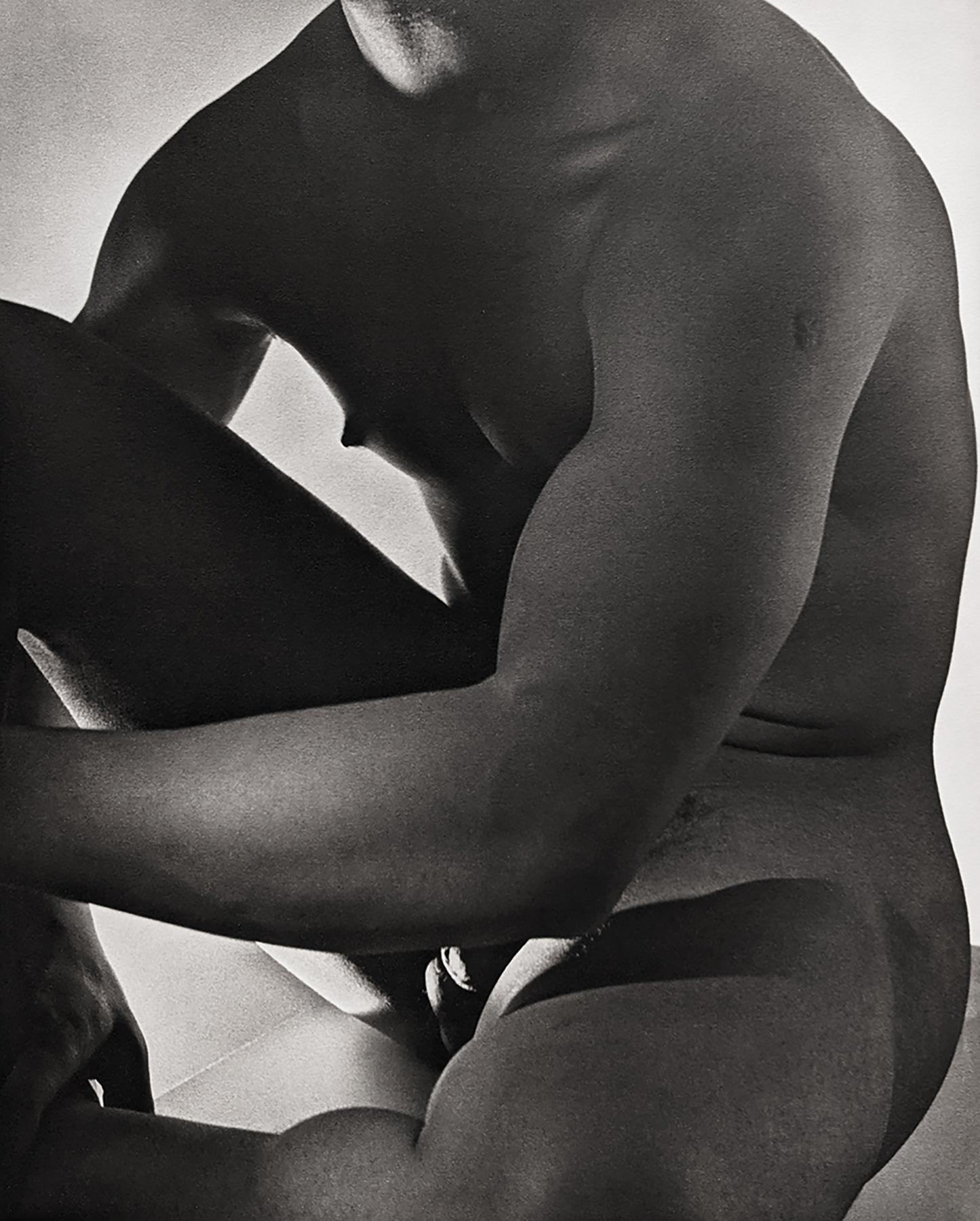 Black and White Photograph Horst P. Horst - Nu masculin (de face)
