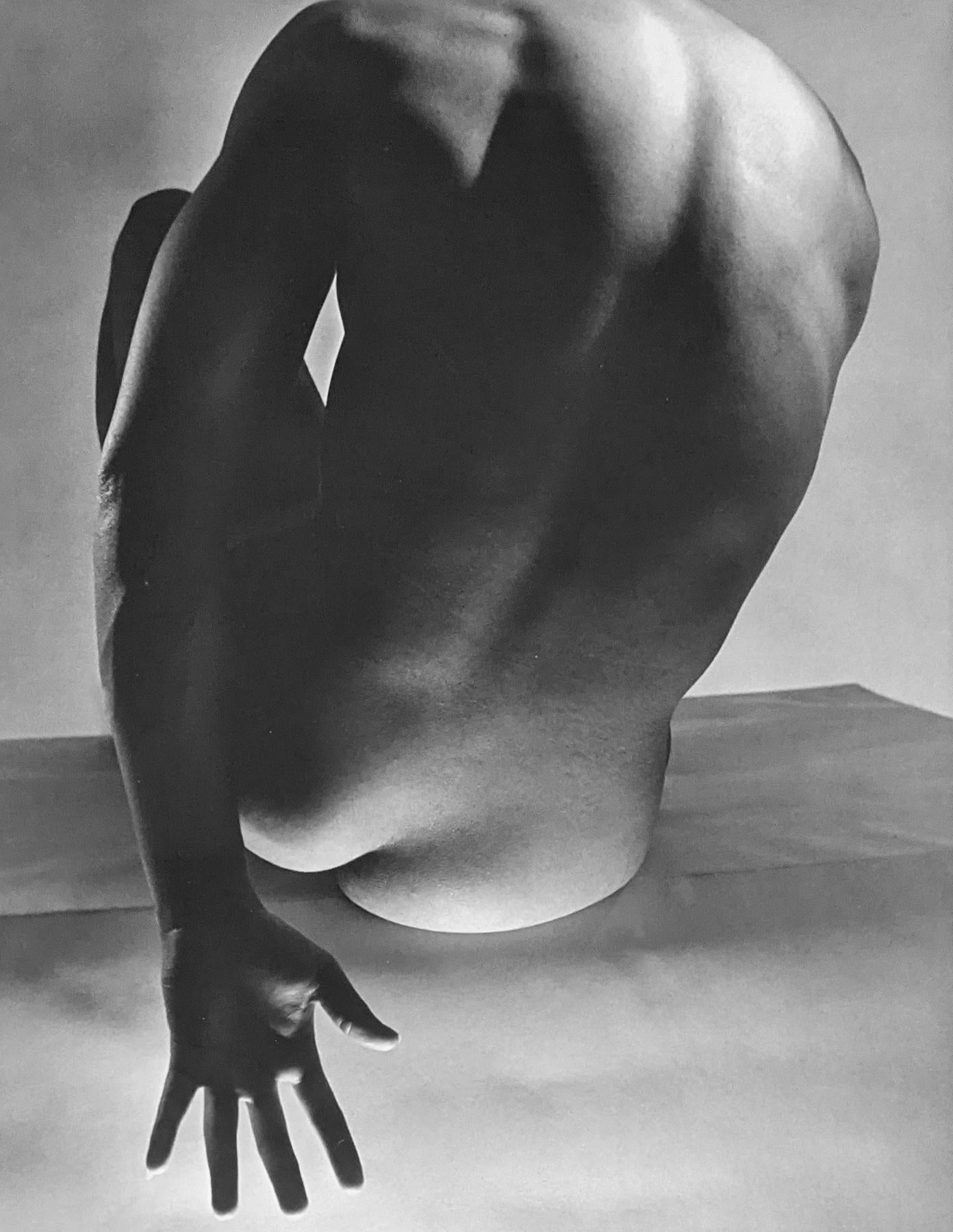 Horst P. Horst Black and White Photograph - Male Nude (Hand Behind Back)