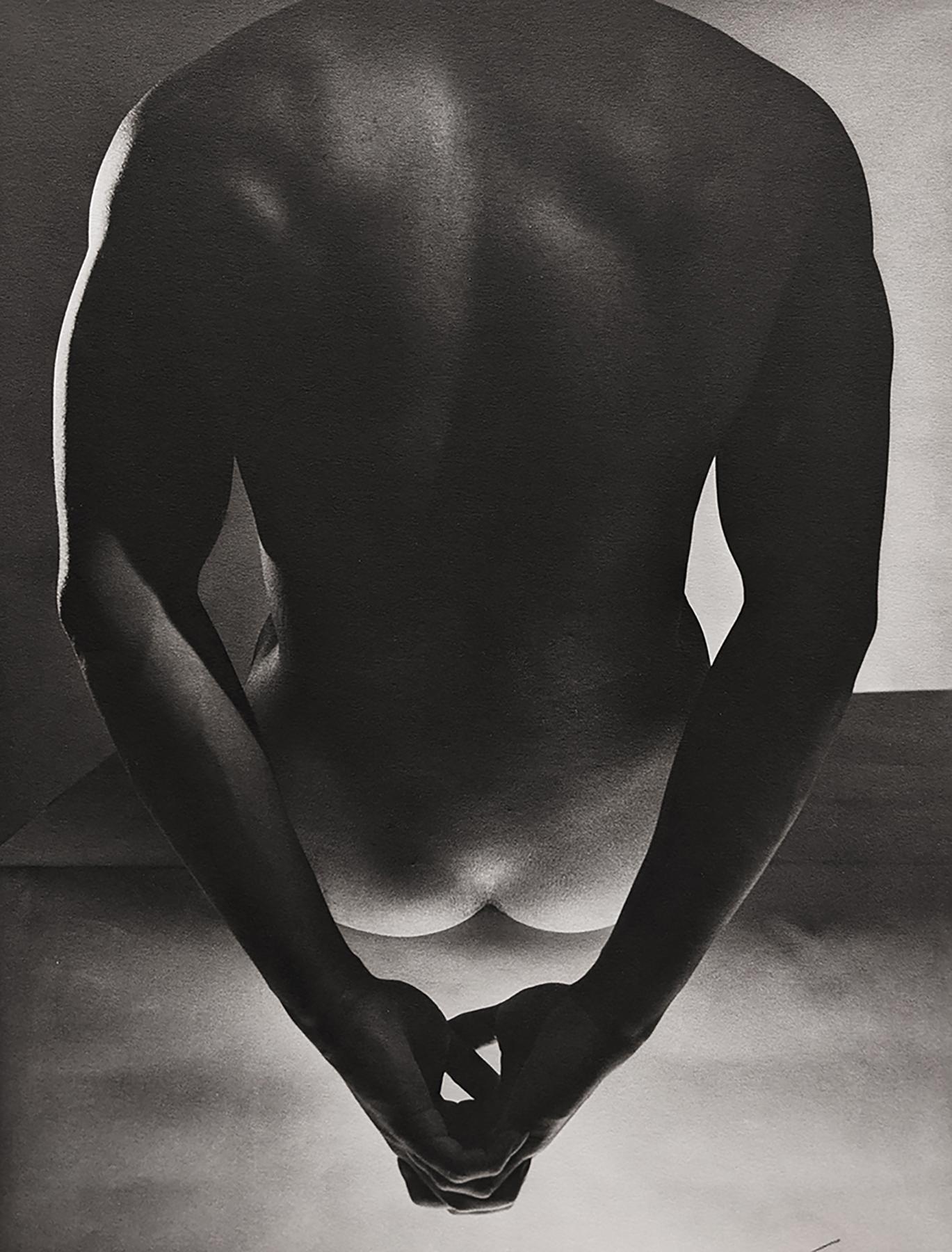 Horst P. Horst Black and White Photograph - Male Nude (Hands Behind Back)