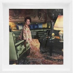 Vintage Marella Agnelli - 1967, Untitled #1, Small Color Portrait framed