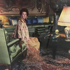 Marella Agnelli - 1967, Untitled #1, Small Color Portrait framed