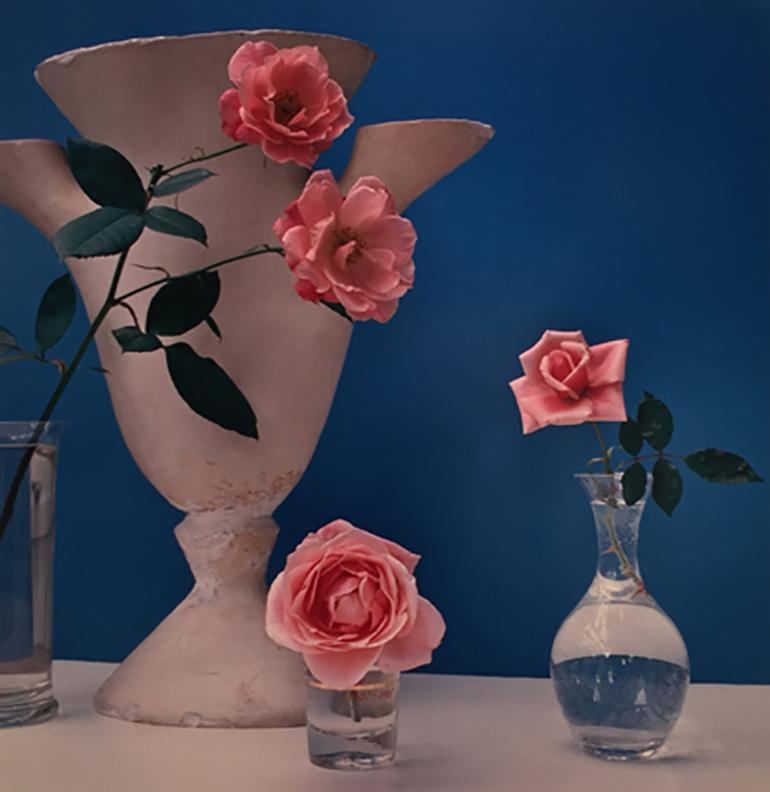 Horst P. Horst Color Photograph - Roses, Giacometti Vase
