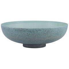 Horta Bowl in Gray and Green Ceramic by CuratedKravet