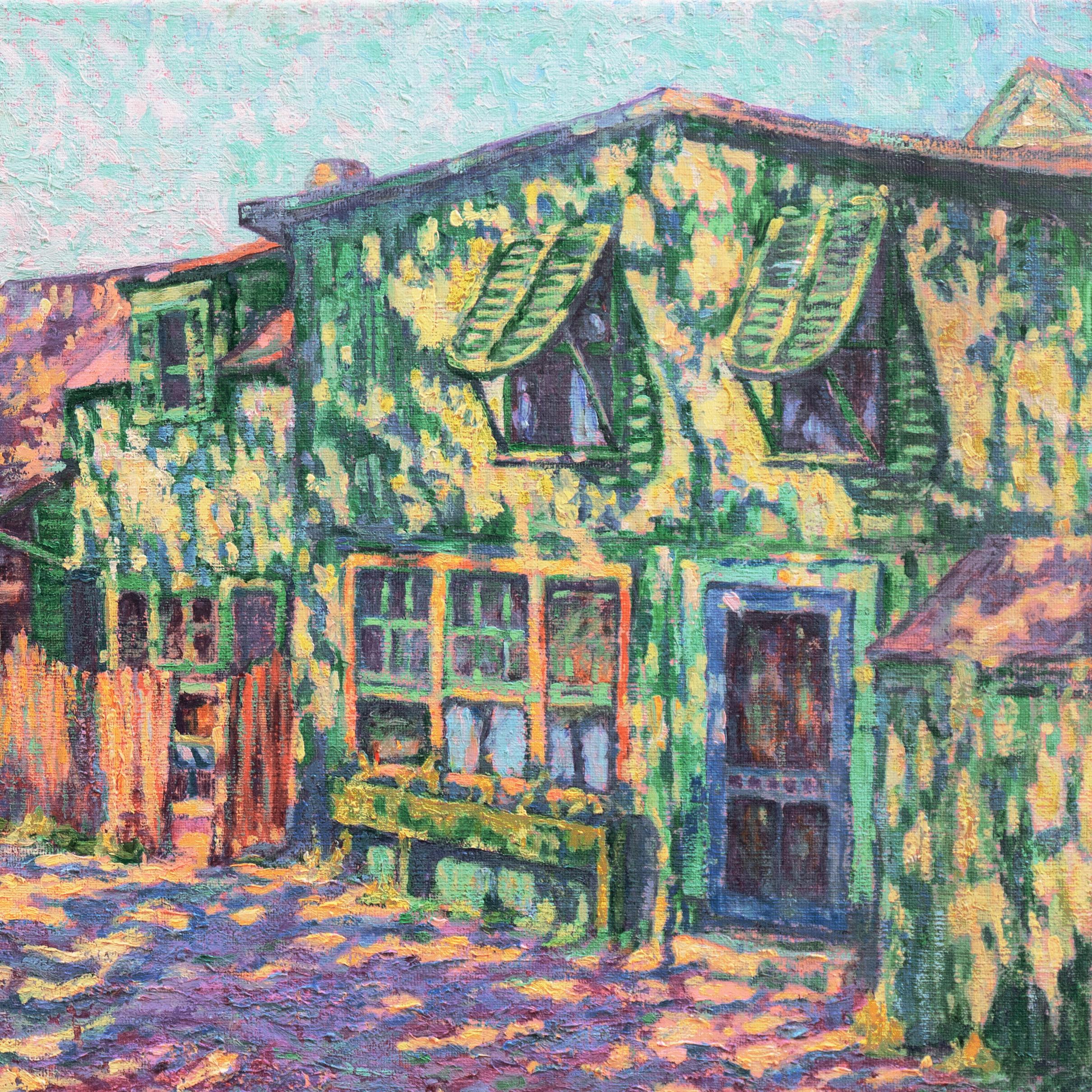 „Old Country Store, Ontario“, Kanada, Maler Eleven, Postimpressionistisches Ölgemälde im Angebot 1