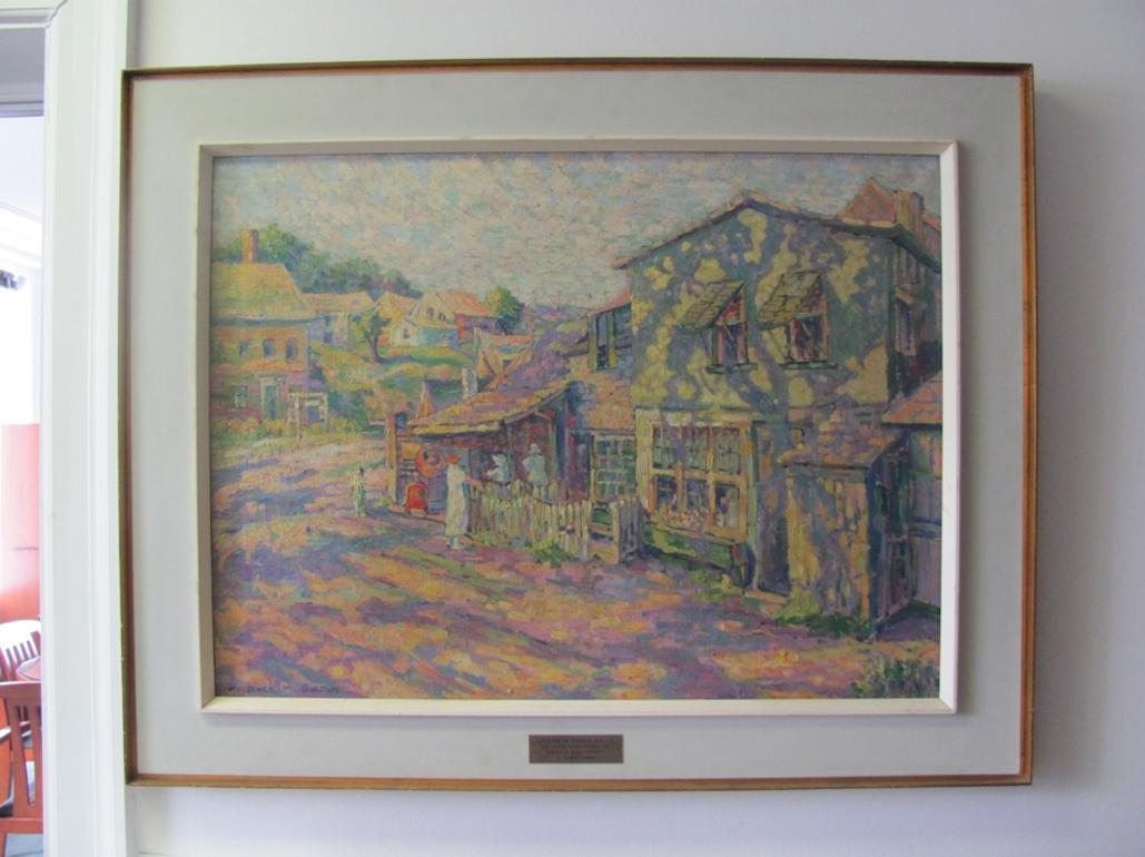 'Old Country Store, Ontario', Canada, Painters Eleven, Post-Impressionist Oil For Sale 2