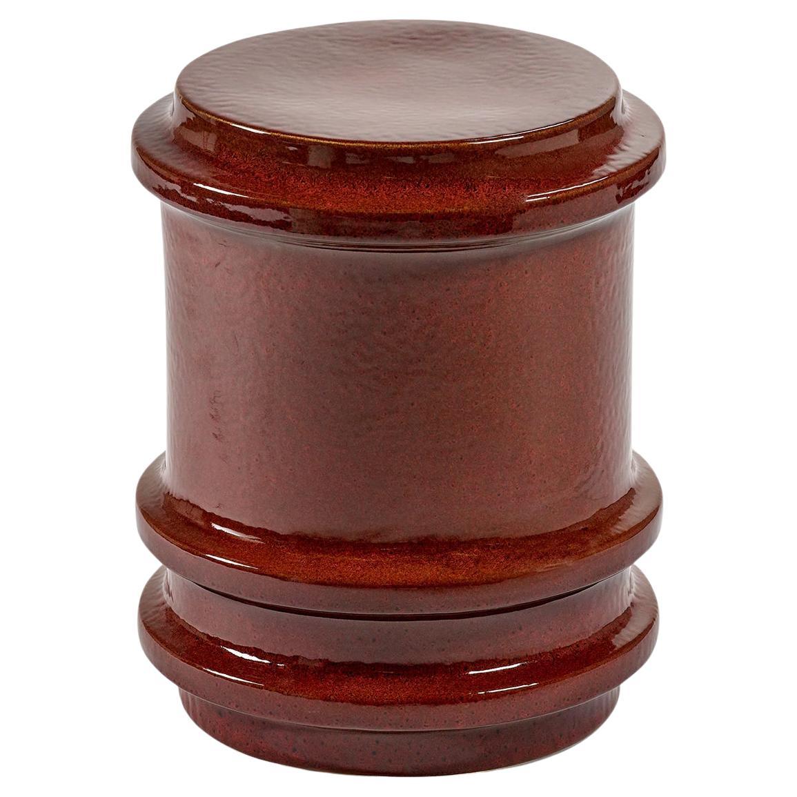 Table d'appoint Horton rouge foncé