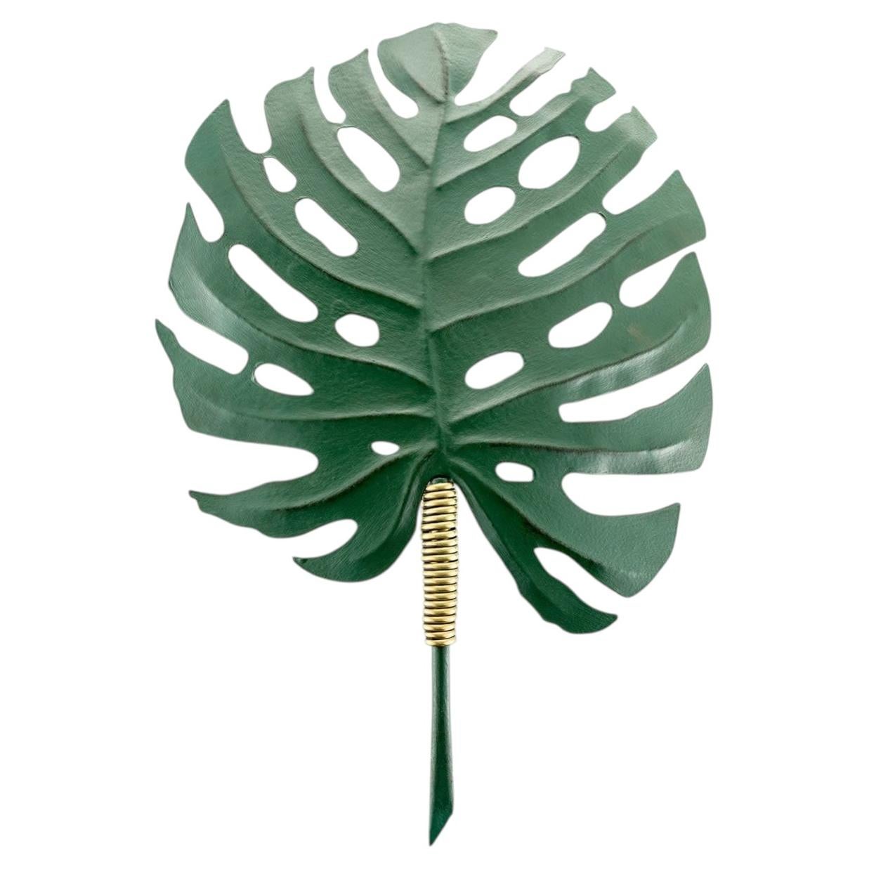 Hortus Monstera Leaf Sconce For Sale