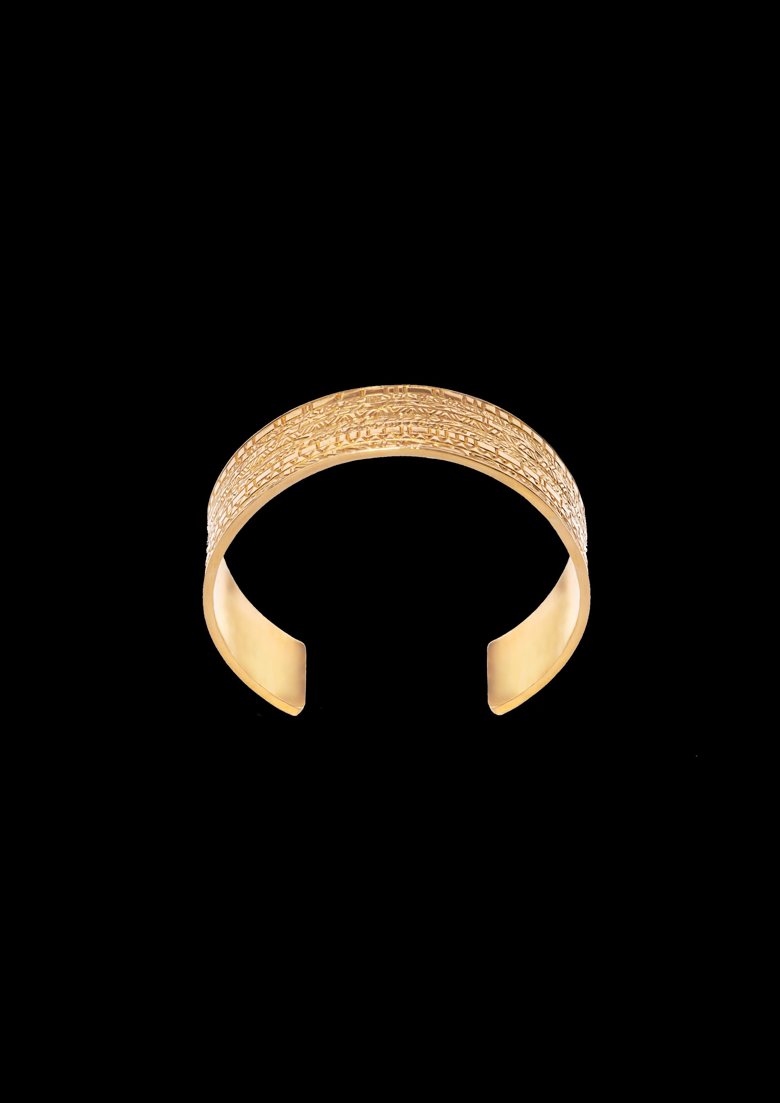 Bracciale Horus in oro giallo 14k In condizioni Nuovo in vendita a Tulum Beach, QR