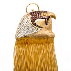 Horus Earrings by Ammanii in Vermeil Gold with Long Tassels