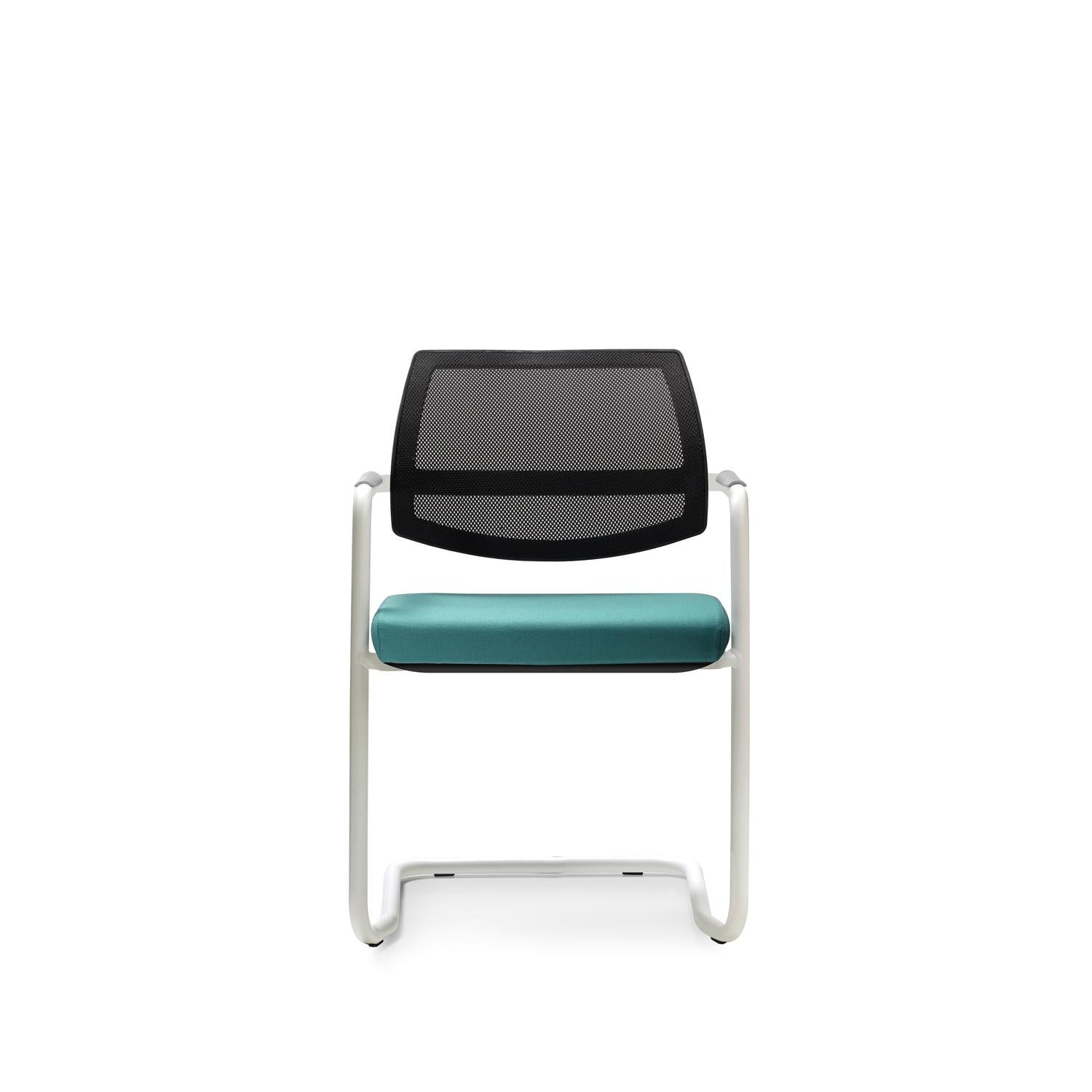 Host Net Chair in Chromed Metal & Mesh by Quinti Sedute In New Condition For Sale In Geneve, CH