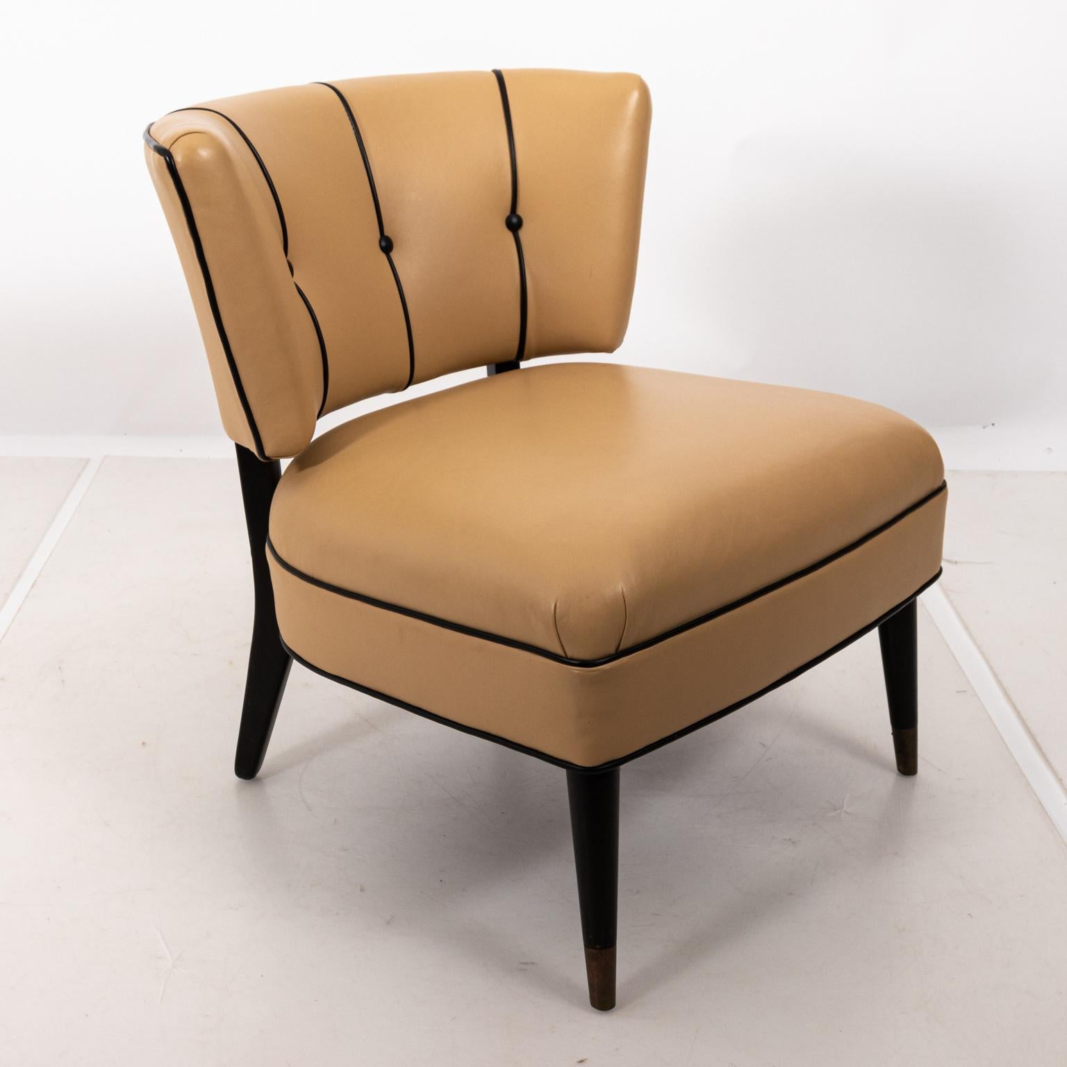 Hostess Side Chair in the Manner of Williams Haines In Good Condition In Stamford, CT