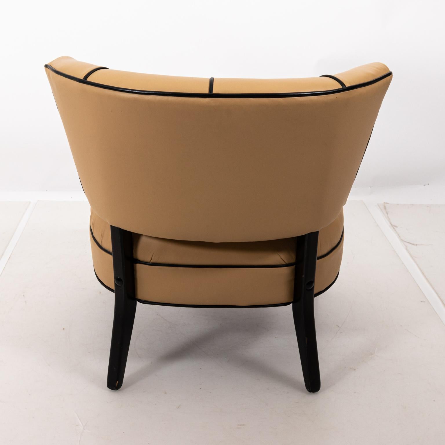 Brass Hostess Side Chair in the Manner of Williams Haines