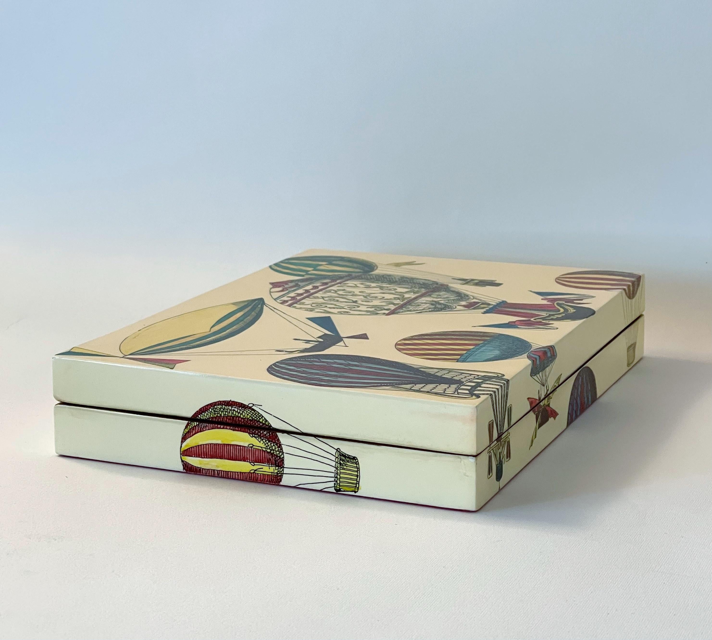 Italian Hot Air Balloon Box by Fornasetti