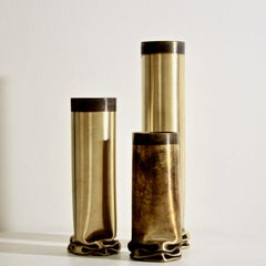 Hot Brass Large Vase by Dal Furlo