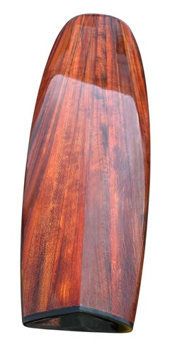 Hot Curl wooden surfboard by Juan Rodriguez