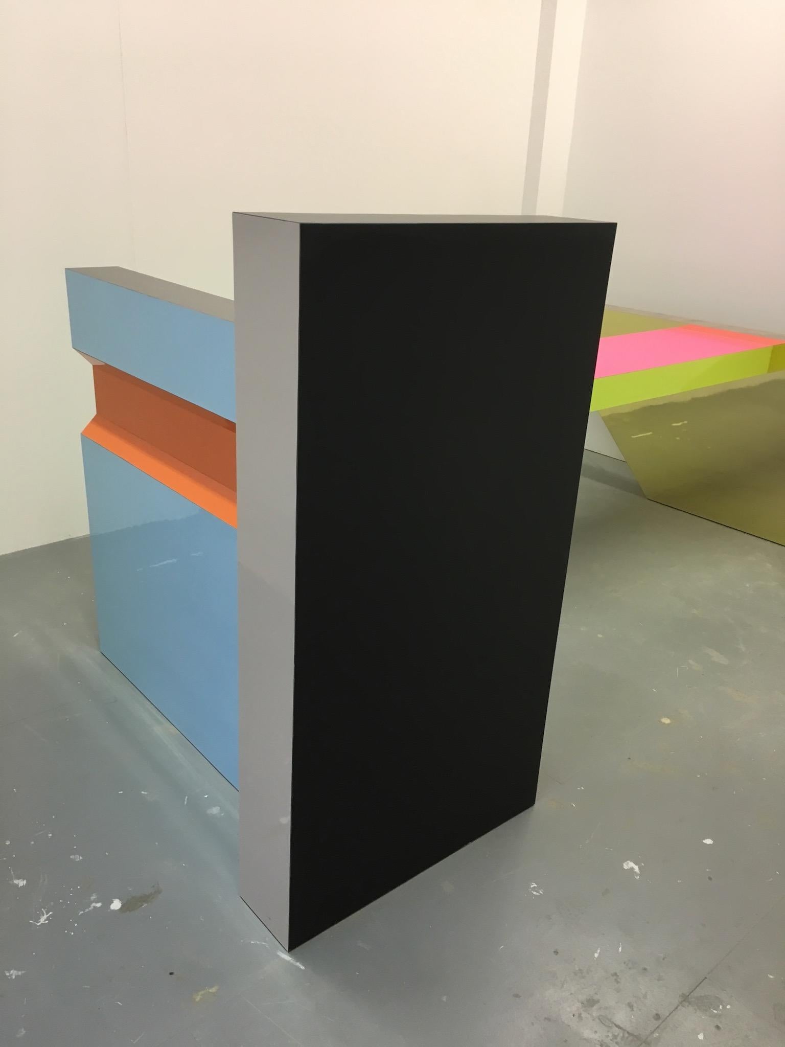 Hot Desk 2, Berlin, by Russell Bamber, 2018, Colored Laminate on Ply Structure For Sale 5