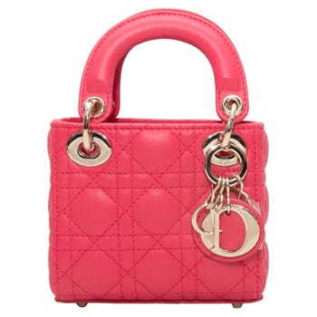 Hot Pink Christian Dior Mini Lady Dior Bag, 21st Century
