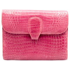 Hot Pink Eileen Kramer Alligator Handbag
