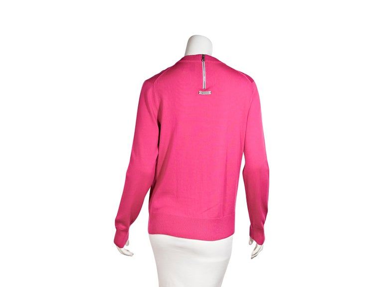 Hot Pink Gucci Wool Sweater at 1stDibs | hot pink wool sweater