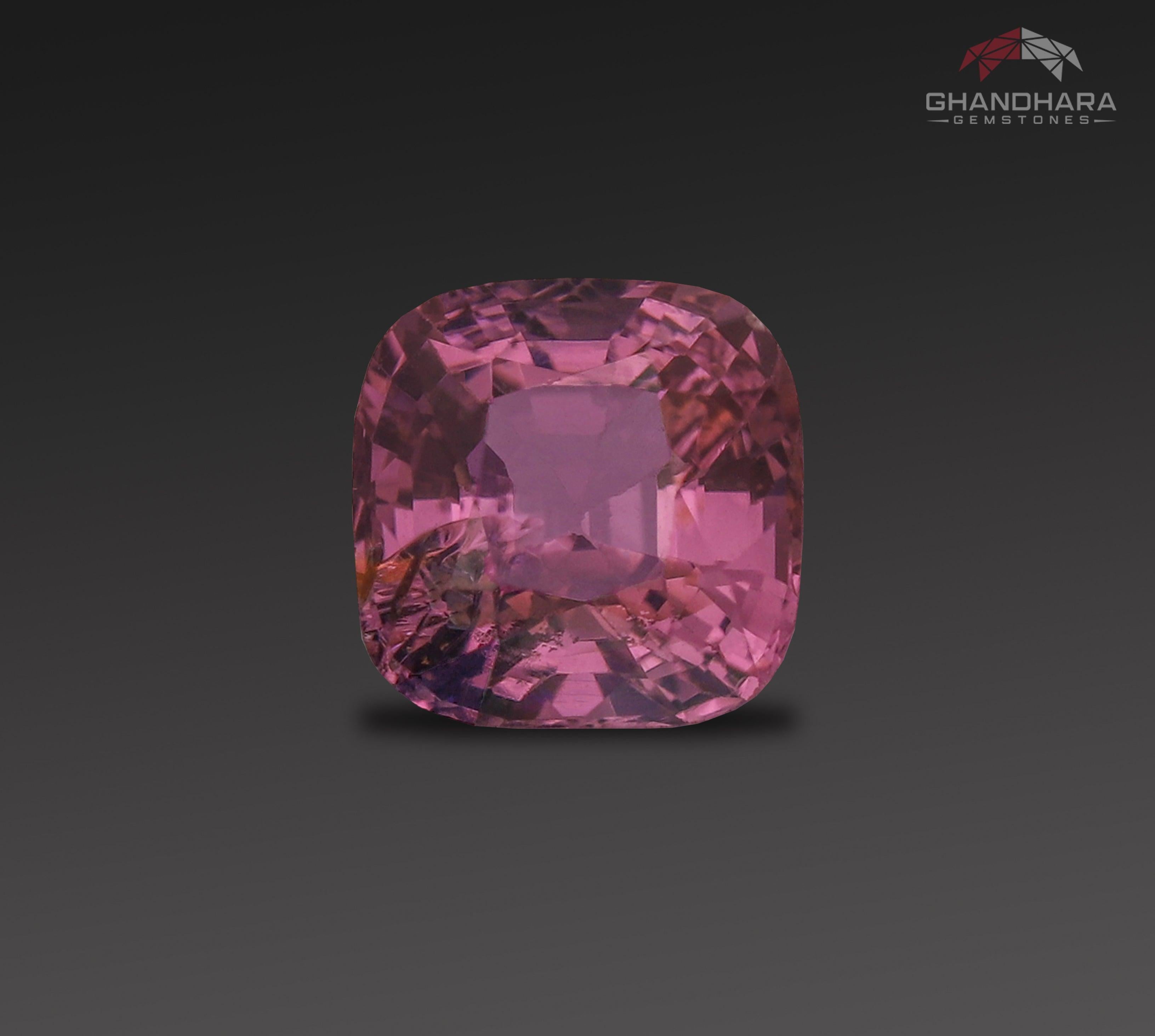 Hot Pink Natural Spinel Gemstone of 1.24 carats from Burma has a wonderful cut in a Square shape, incredible pink colour. Great brilliance. This gem is Included.

Product Information:
GEMSTONE TYPE:	Hot Pink Natural Spinel Gemstone
WEIGHT:	1.24
