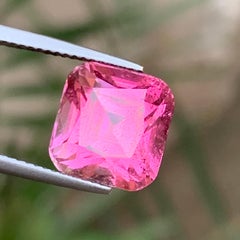 Hot Pink Natural Tourmaline 7.91 Ct Cushion Cut Loose Gemstone for Ring/Jewelry