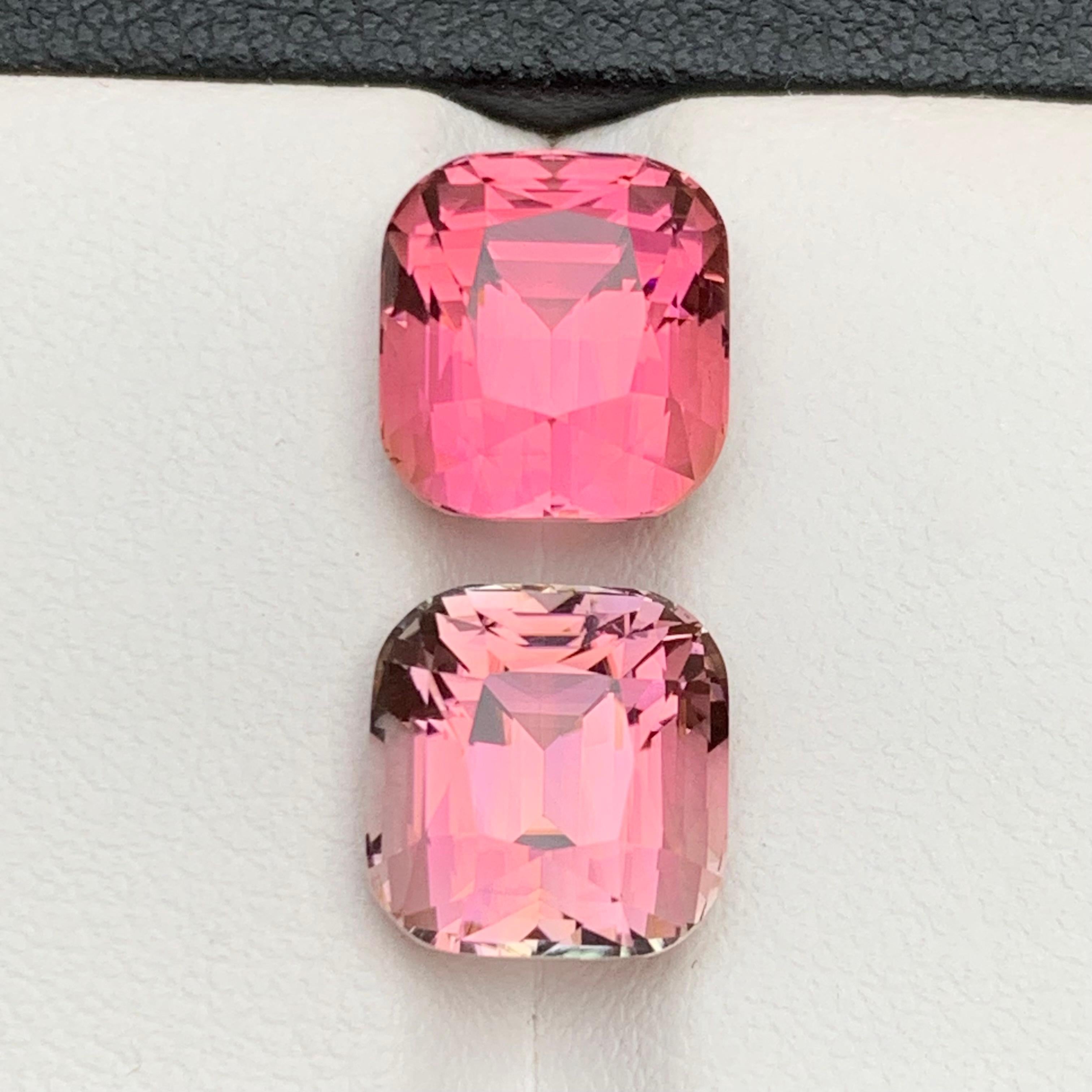 Hot Pink & Neon Bubble Gum Pink Natural Tourmaline Loose Gemstones 10.20Ct-Jewel For Sale 4