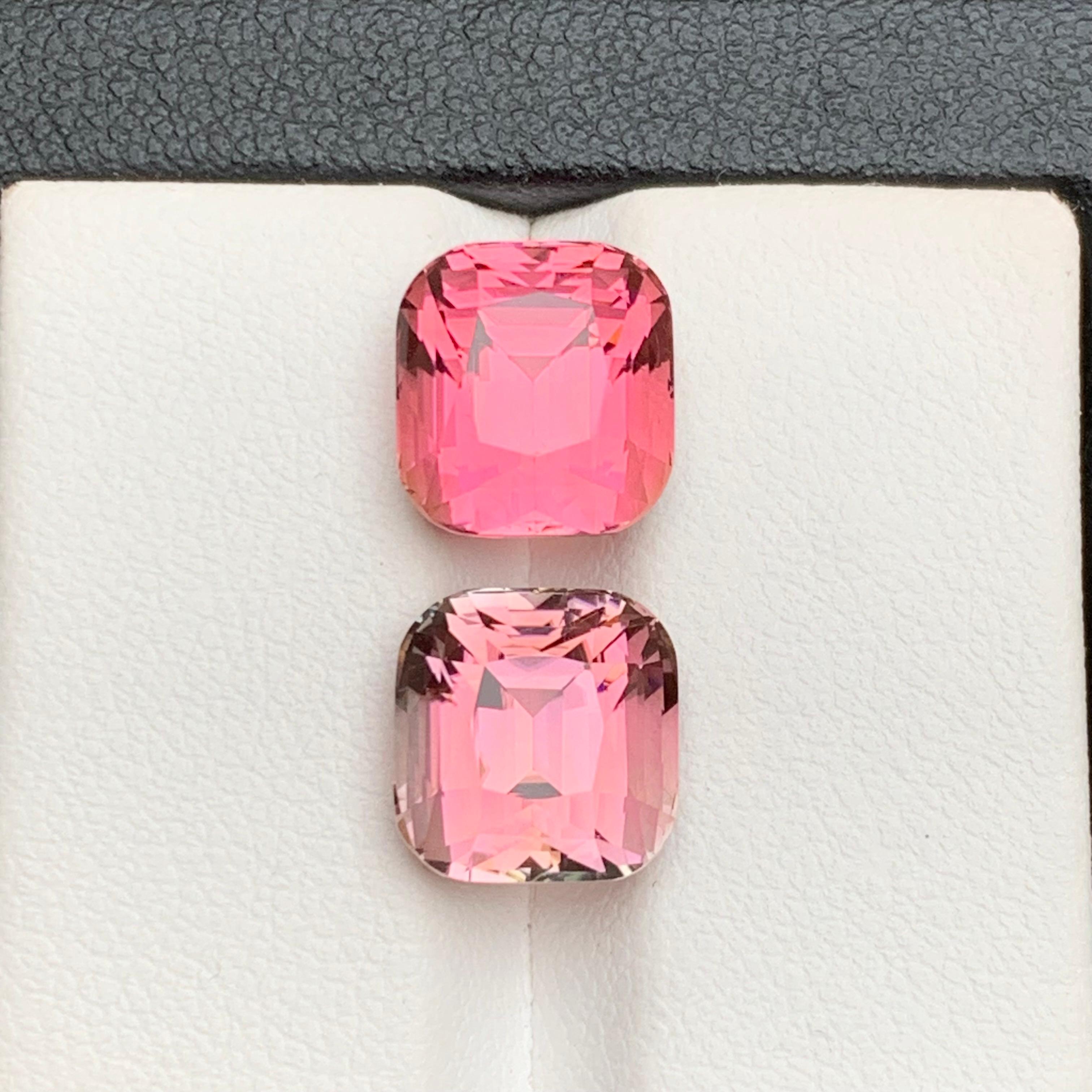 Hot Pink & Neon Bubble Gum Pink Natural Tourmaline Loose Gemstones 10.20Ct-Jewel For Sale 5