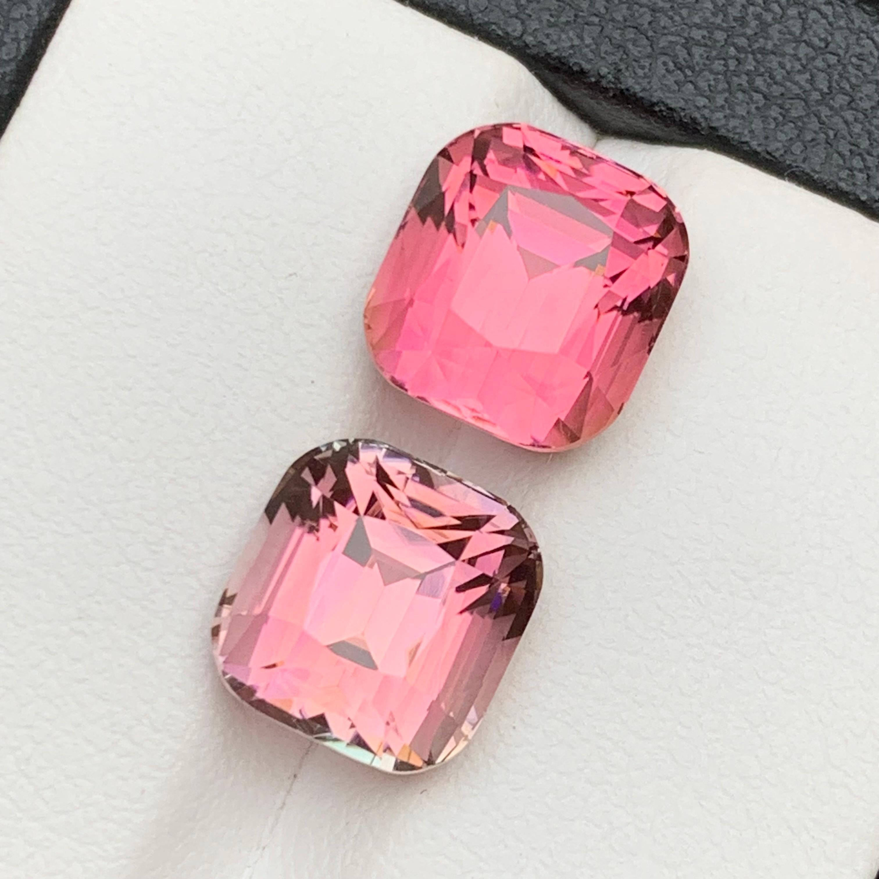 Hot Pink & Neon Bubble Gum Pink Natural Tourmaline Loose Gemstones 10.20Ct-Jewel For Sale 6