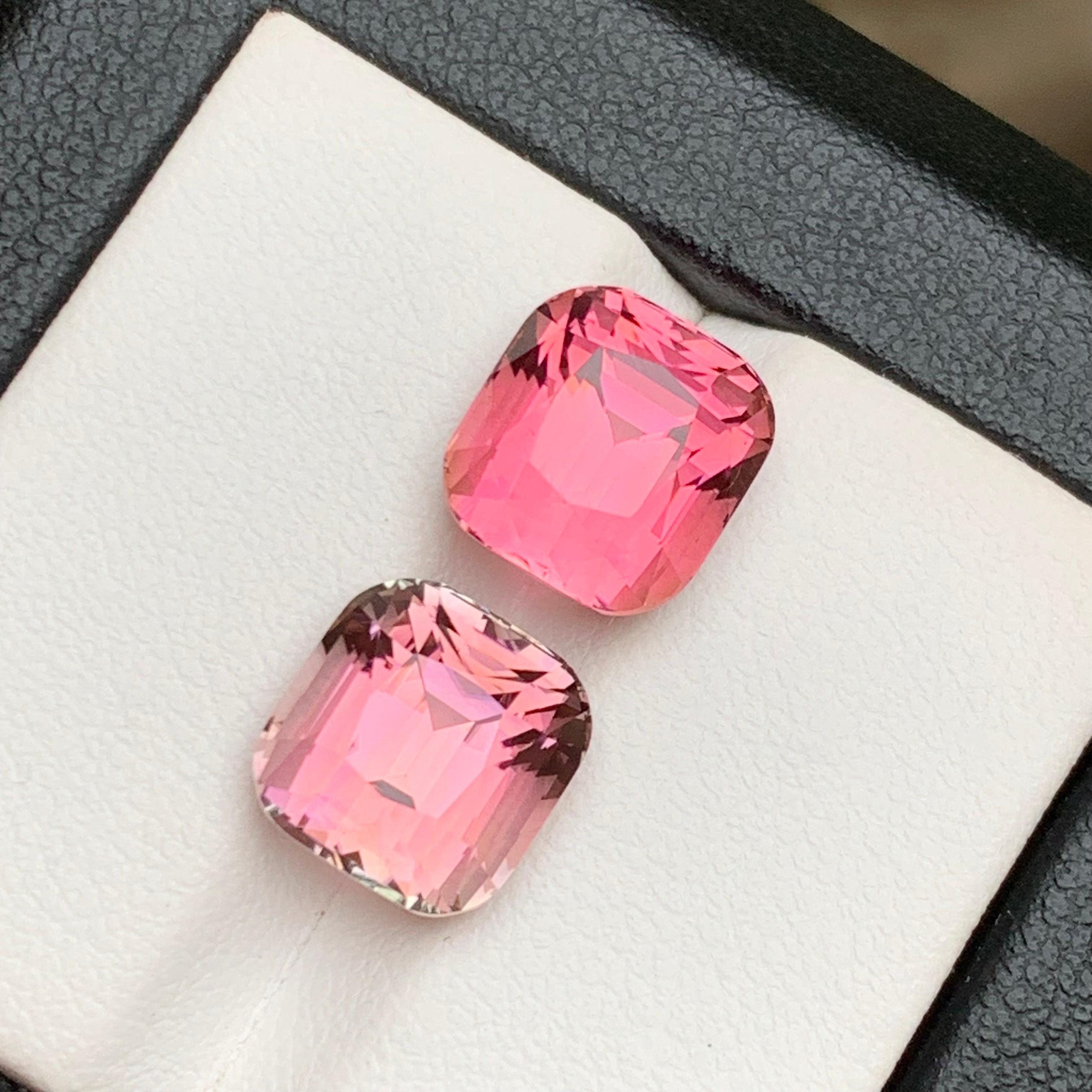 Hot Pink & Neon Bubble Gum Pink Natural Tourmaline Loose Gemstones 10.20Ct-Jewel For Sale 1