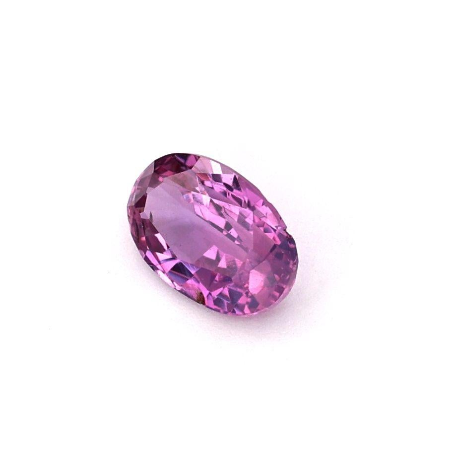 Oval Cut Hot Pink sapphire 0.50 Carats unheated For Sale