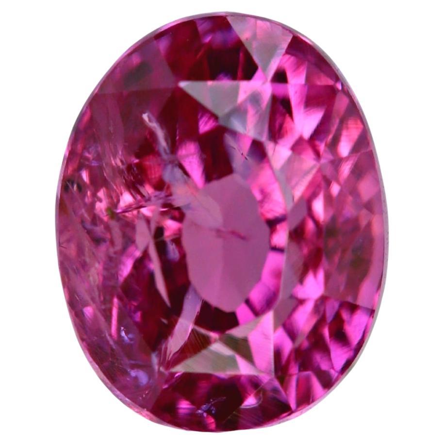 Hot Pink Sapphire 1.54 Carat Loose Gemstone from Sri Lanka For Sale