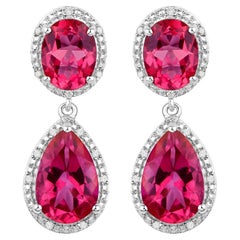 Orecchini Hot Pink Diamond con diamanti 11,35 carati totali