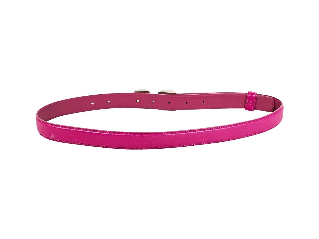 pink versace belt