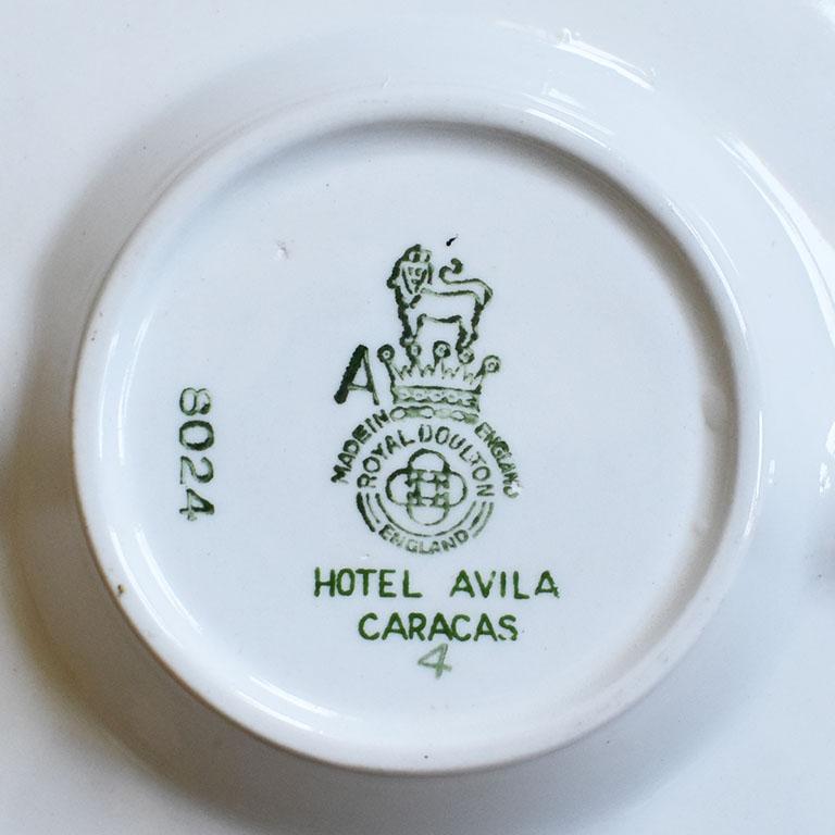 English Hotel Avila Caracas Ceramic Toucan Bird Ashtray or Trinket Dish by Royal Doulton