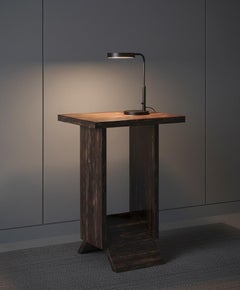 'Hotel de Tour' Palm Wood Side Table in the Manner of Pierre Chareau