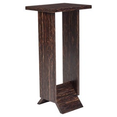'Hotel de Tour' Wooden Pedestal Table in the Manner of Pierre Chareau