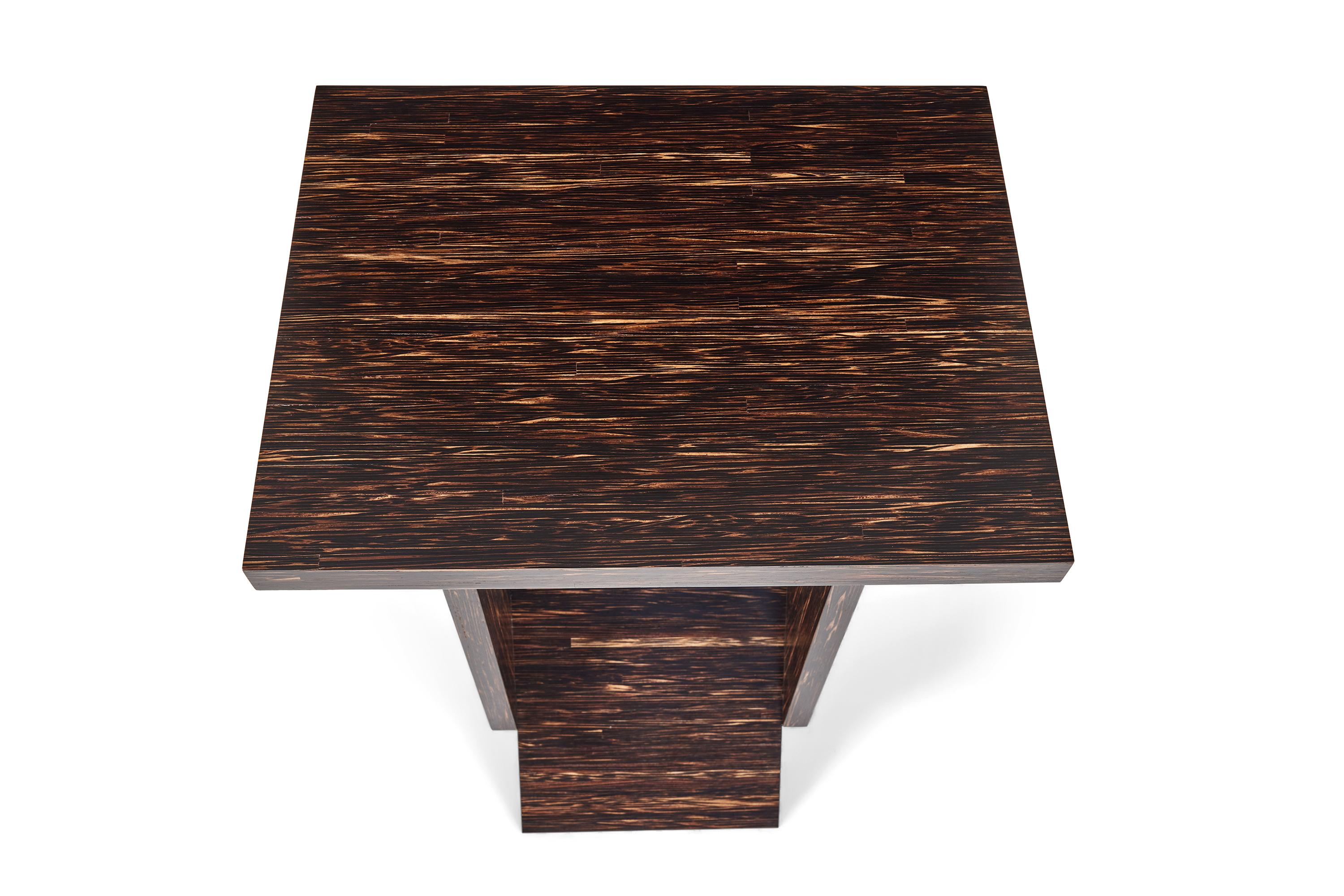 Modern 'Hotel de Tour' Wooden Side Table in the Manner of Pierre Chareau For Sale