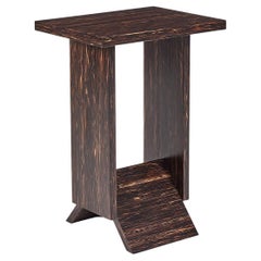 'Hotel de Tour' Wooden Side Table in the Manner of Pierre Chareau