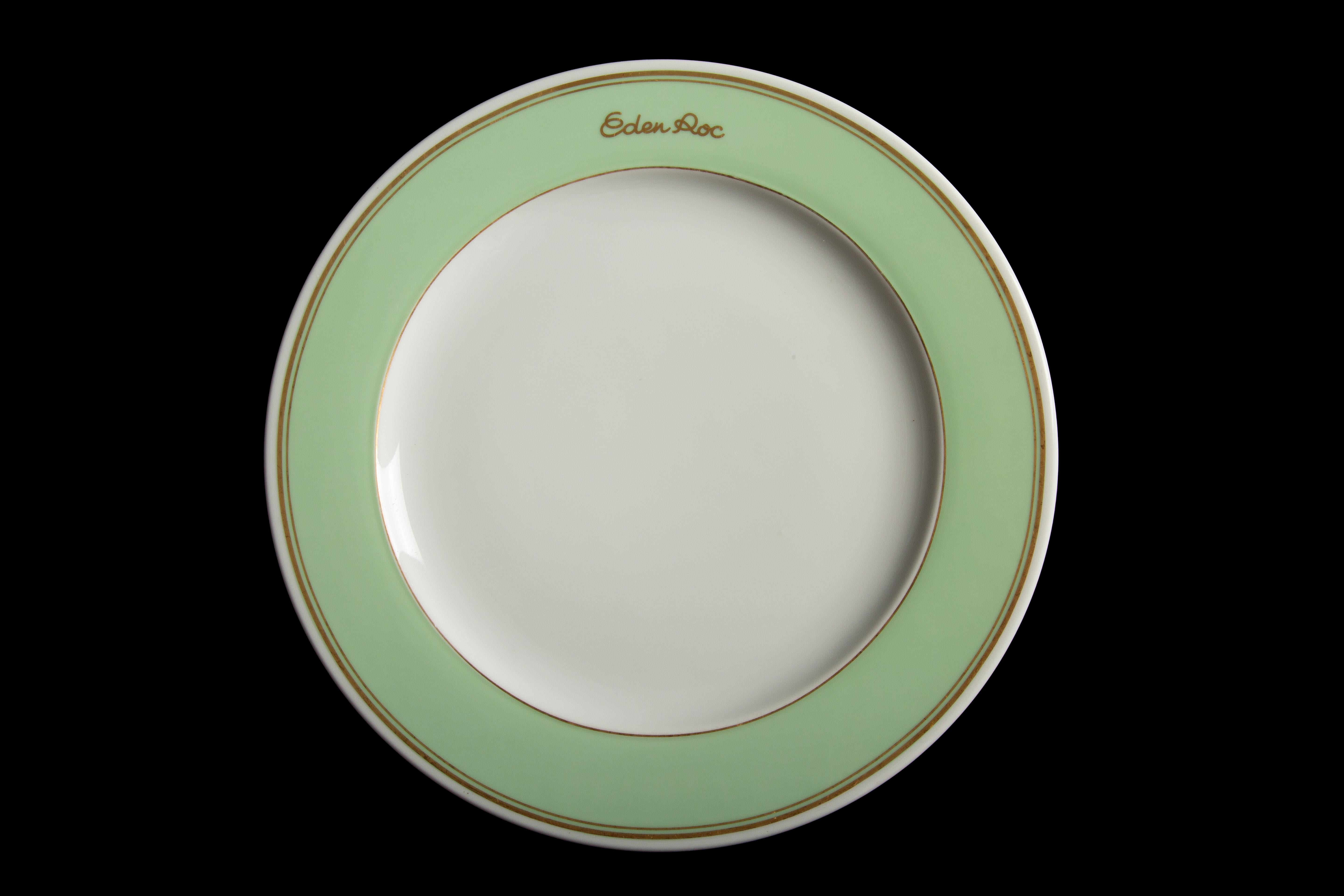 German Hotel du Cap-Eden-Roc Dinner Plate: A Taste of Elegance and History 10