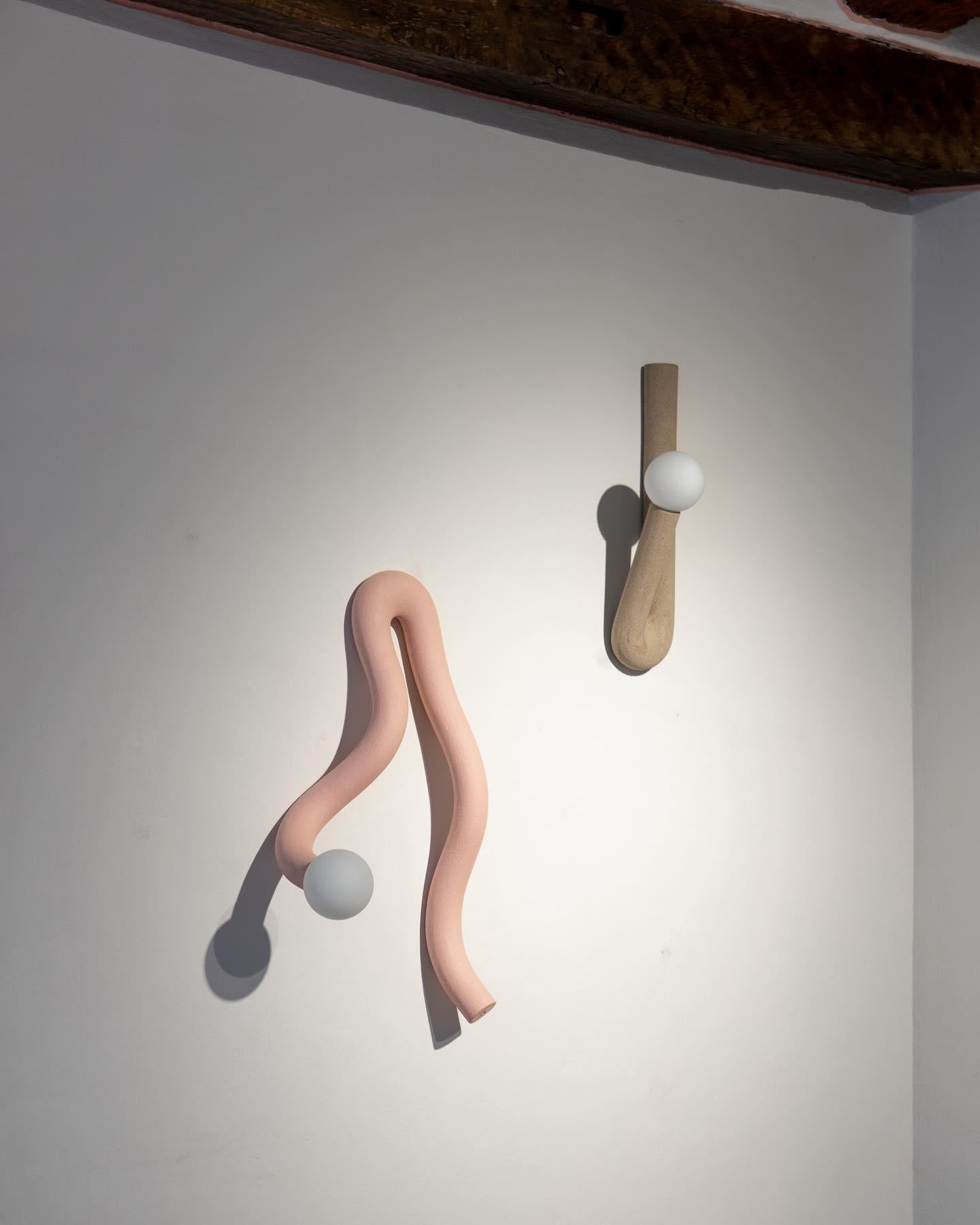 Hotel Light 03 Limited Edition Sand and Nylon Wall Light by Hot Wire Extensions In New Condition For Sale In Geneve, CH