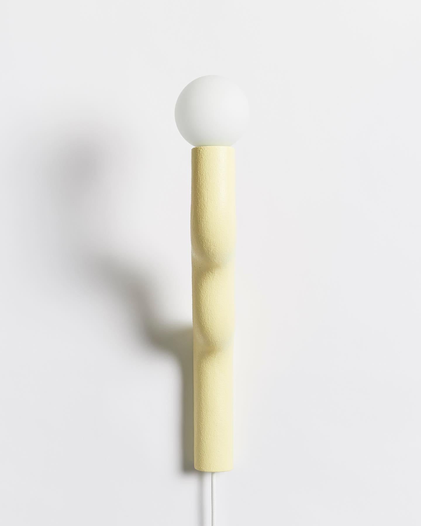 Hotel Light 07 Sculptural Sand and Nylon Wall Light by Hot Wire Extensions For Sale 8