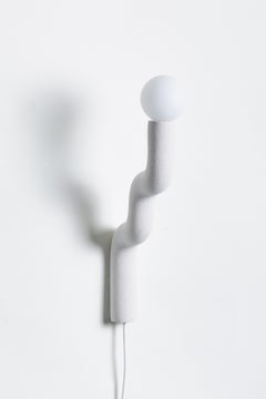Hotel Light 07 Sculptural Sand and Nylon Wall Light by Hot Wire Extensions