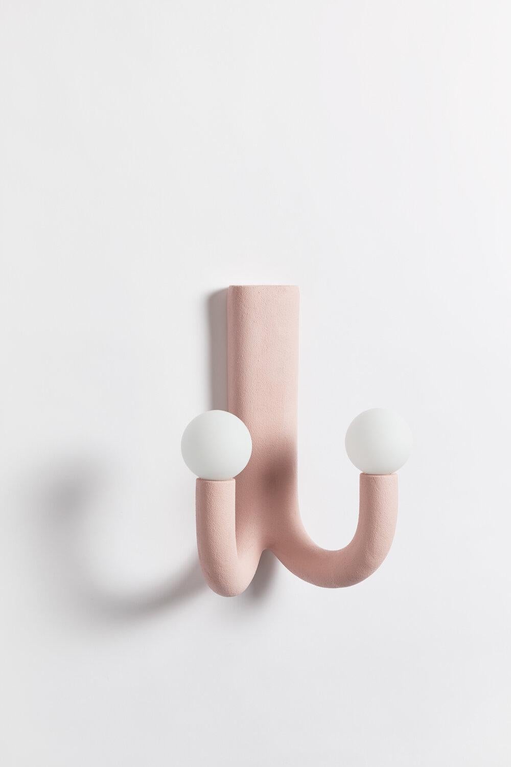 Hotel Light 08 Limited Edition Sand and Nylon Wall Light by Hot Wire Extensions In New Condition For Sale In Geneve, CH